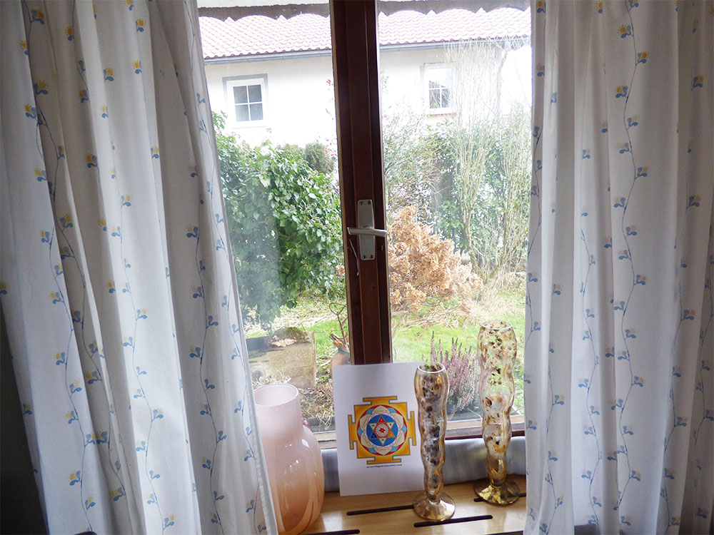 Ausblick aus dem Fenster bei Ayurveda am Gaisberg Salzburg